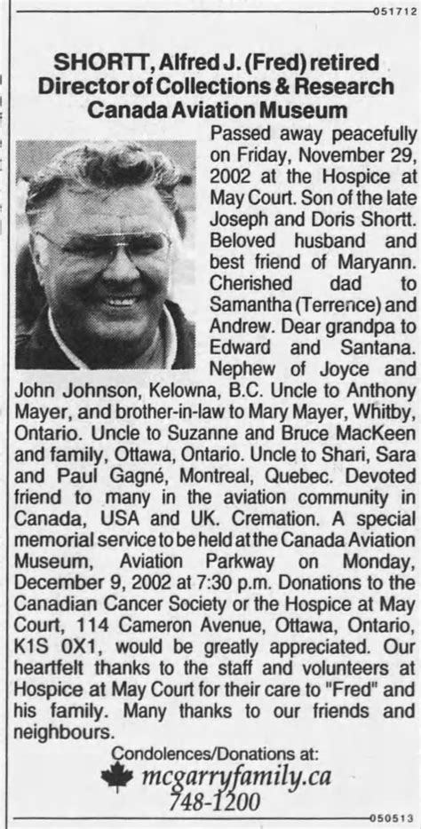 Loving husband of Monik for 34 years. . Death notices ottawa citizen newspaper